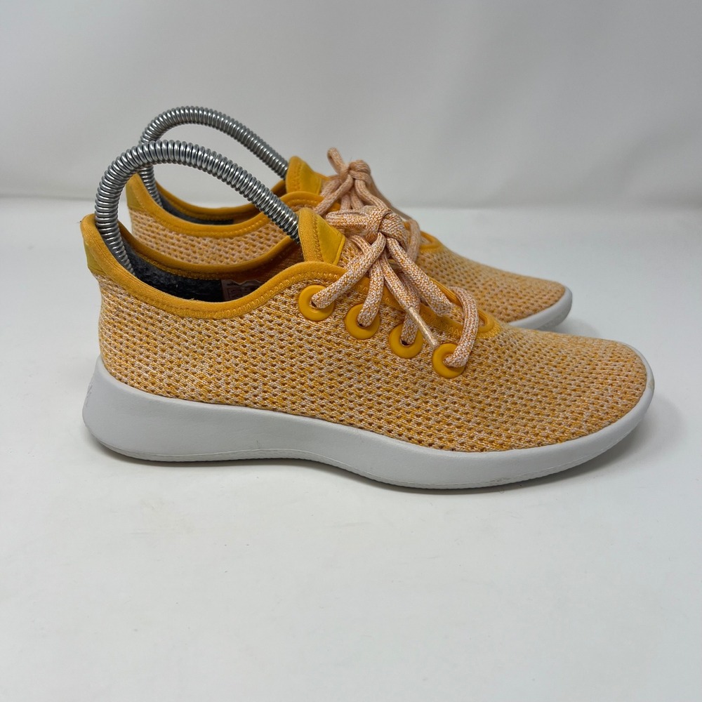 Allbirds Tree Runners Womens 6 Orange Low Top Sustainable Breathable Sneakers
